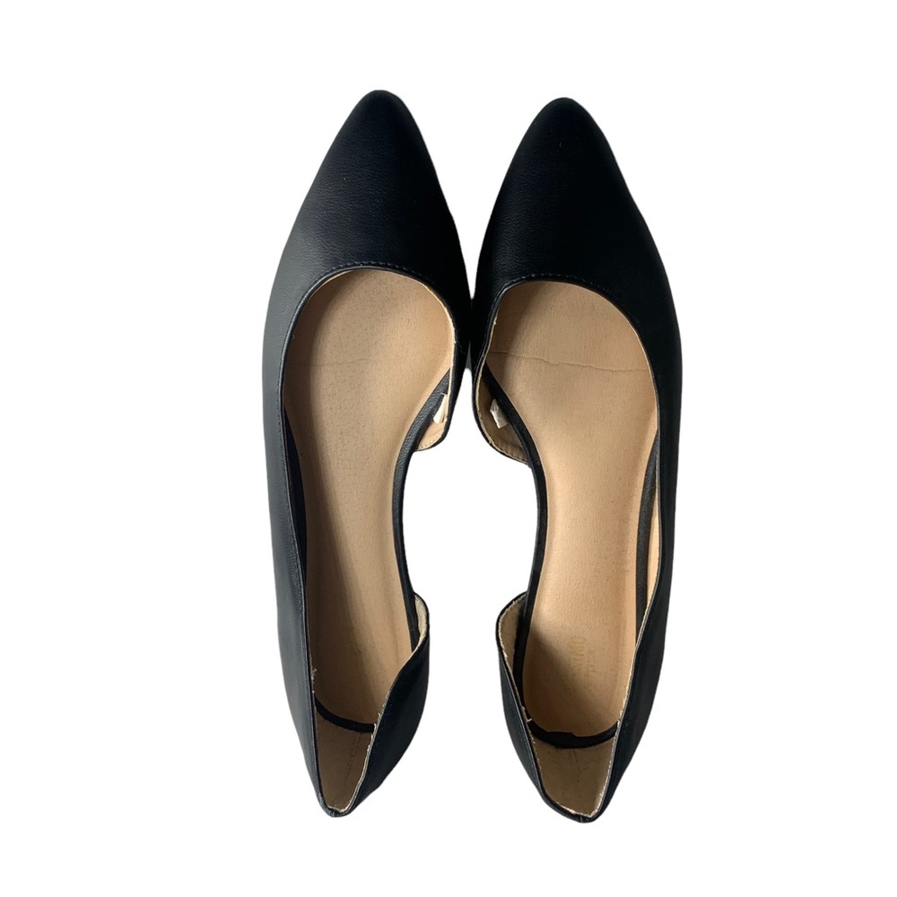 Mossimo Faux Vegan Leather D'Orsay  Pointed Toe Flats
